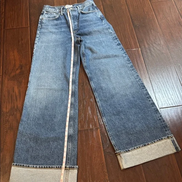 Agolde Denim Wide-Leg Jeans - Picture 10 of 13